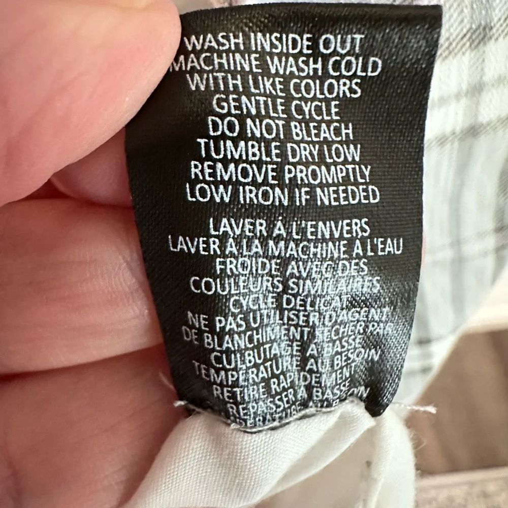 NWT AFRM S Lila grey plaid cotton preppy effortless wardrobe staple denim blazer - Picture 10 of 16